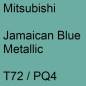 Preview: Mitsubishi, Jamaican Blue Metallic, T72 / PQ4.